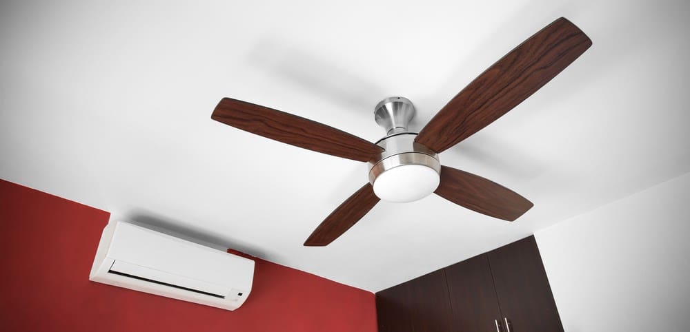 Ceiling fans versus air conditioners