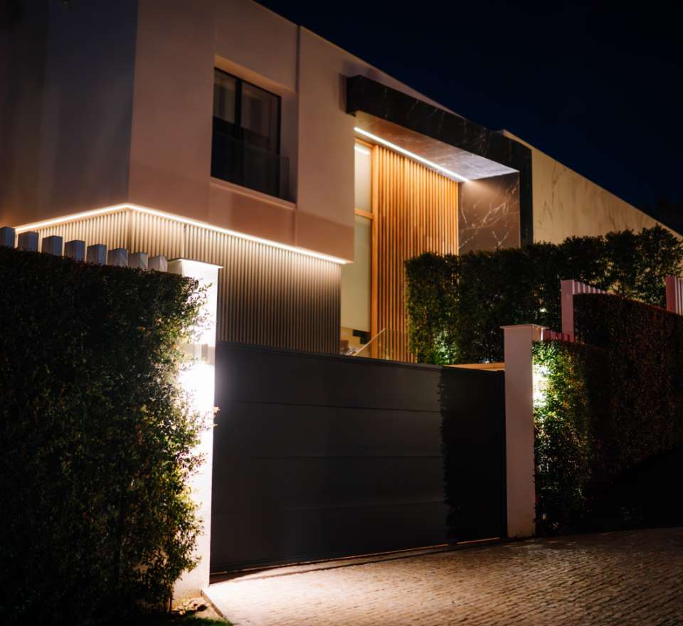 Outdoor Commercial Lighting - Night Lights