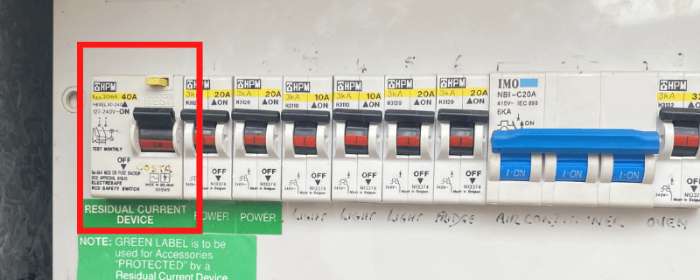 RCD Safety Switch Upgrades, Repairs & Replacements