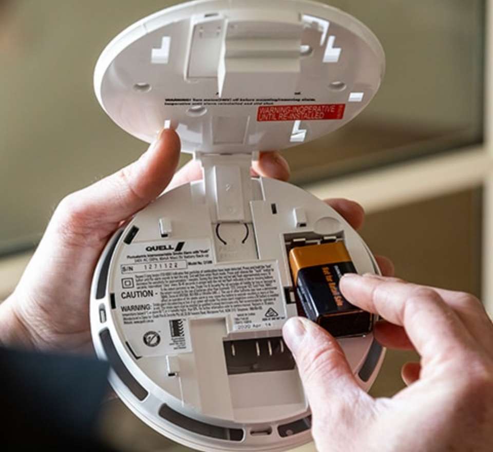 Battery Powered Smoke Alarm
