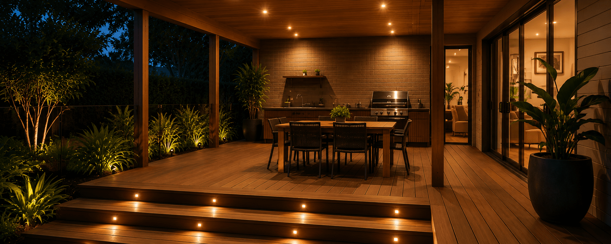 All Electrics Decks and Patios Outdoor Lighting
