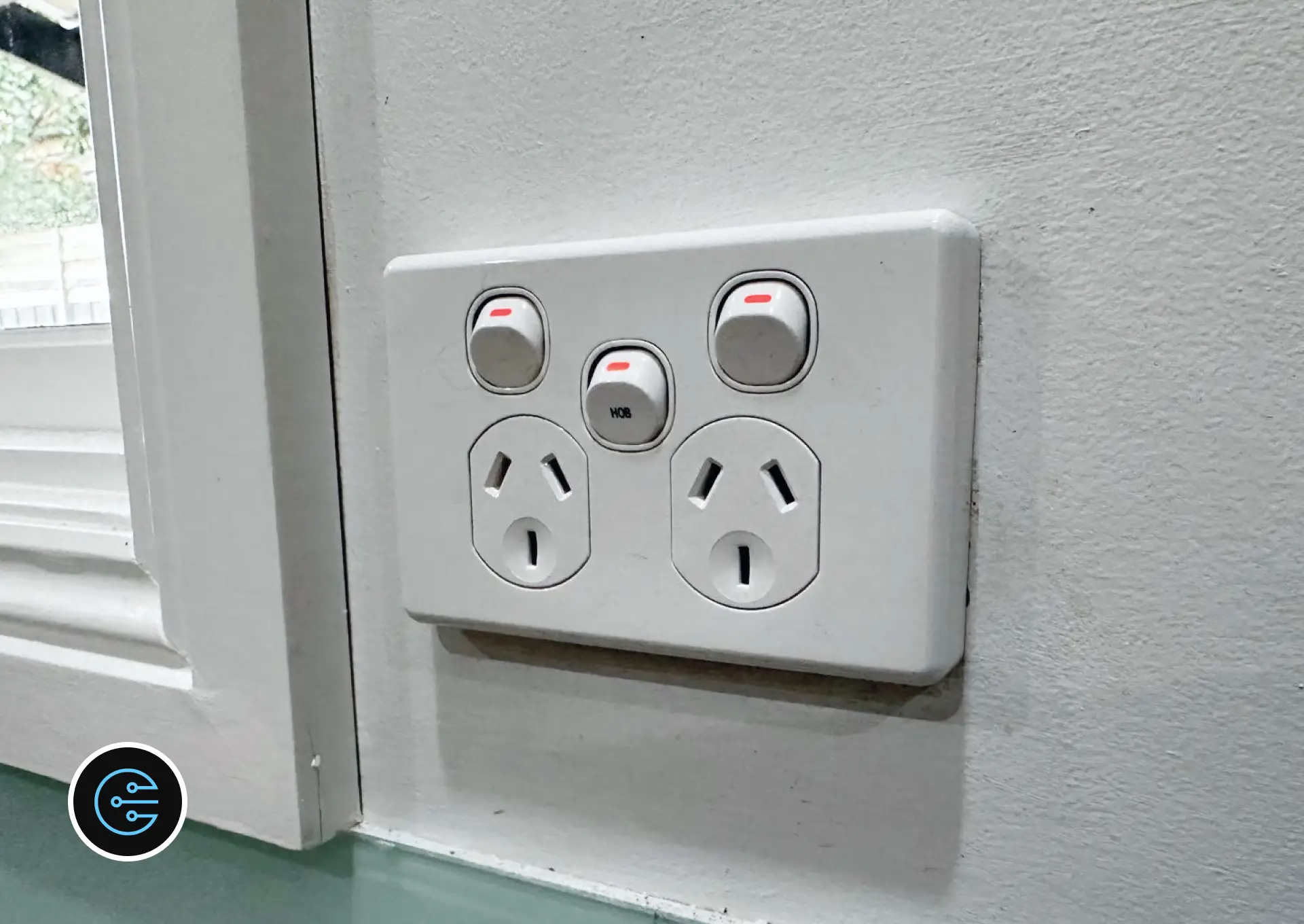 Double Power Point With Induction Hob Isolator Switch Installation In Kilysth